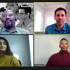 Screenshot of zoom meeting